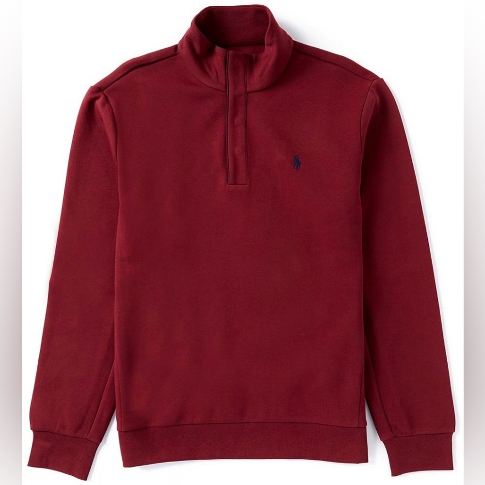 Polo Ralph Lauren Men's Double-Knit
Quarter Snap Pullover